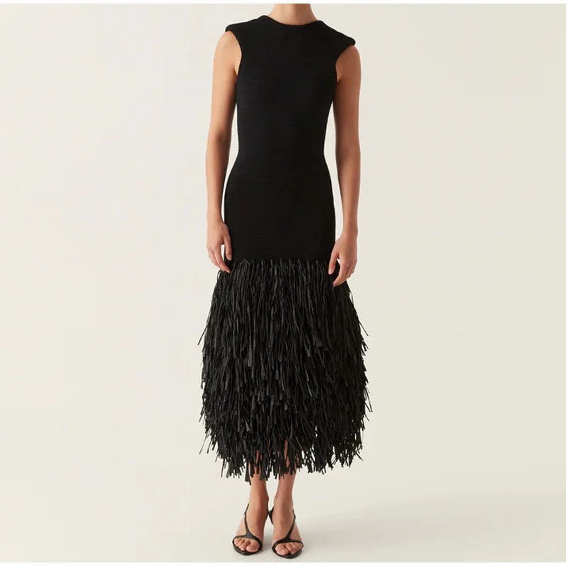 Midi Black Dress