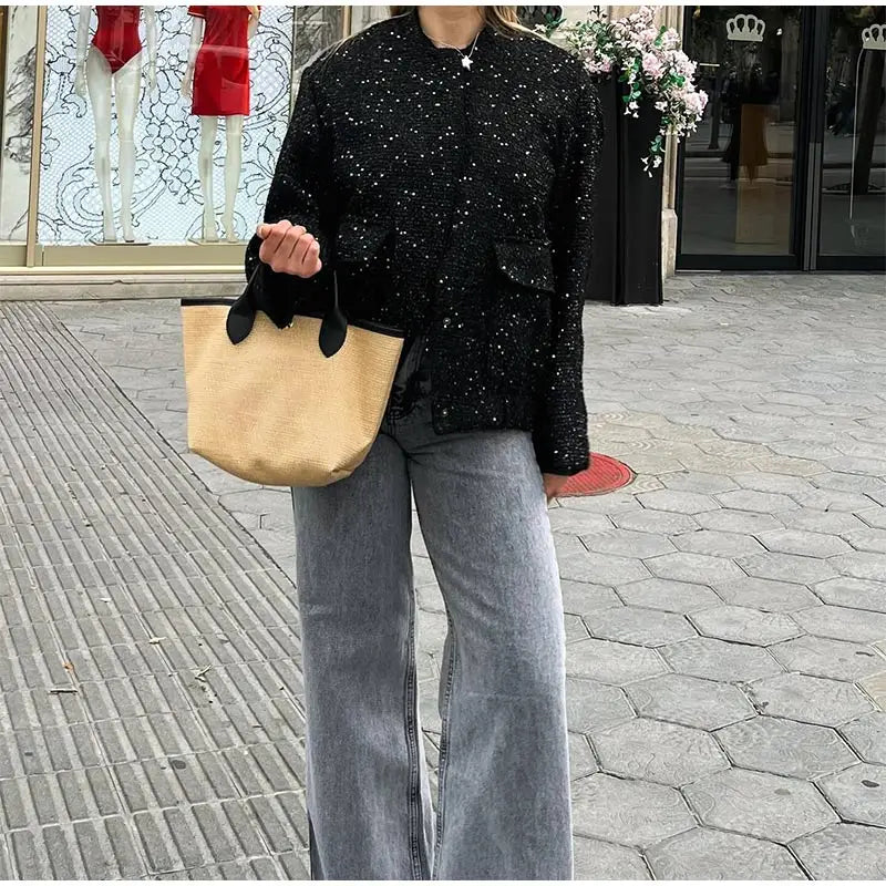 Glitter Casual Jacket