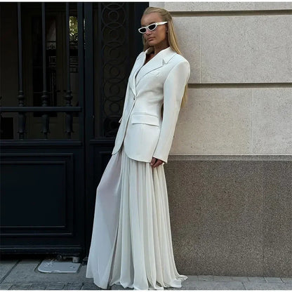 Elegant White Blazer