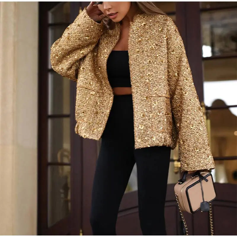 Glitter Casual Jacket