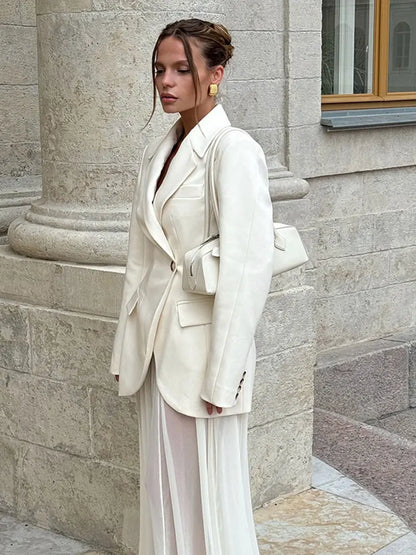 Elegant White Blazer