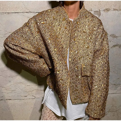 Glitter Casual Jacket