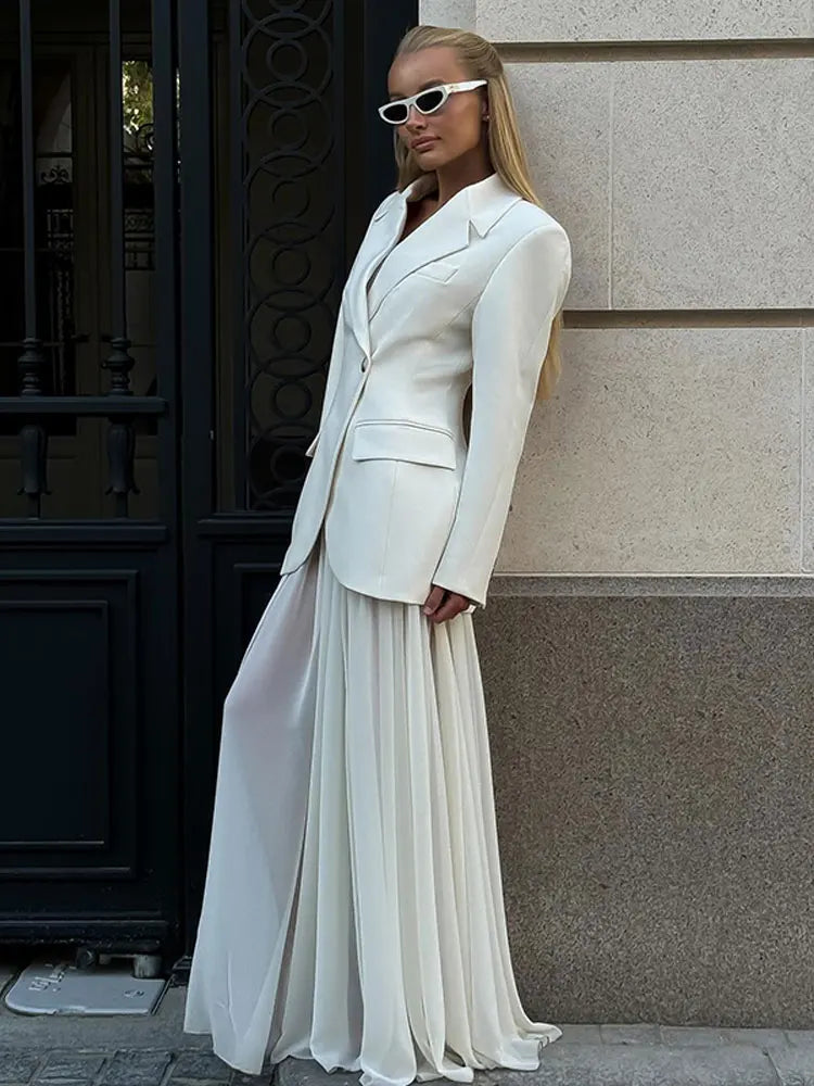 Elegant White Blazer