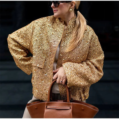 Glitter Casual Jacket