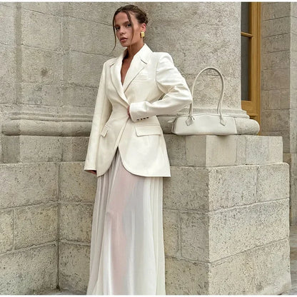 Elegant White Blazer