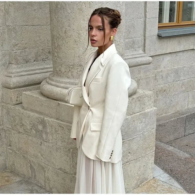 Elegant White Blazer