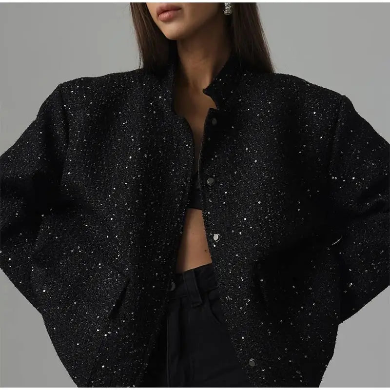 Glitter Casual Jacket