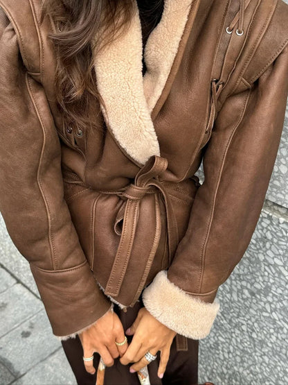 Leather Woman Jacket