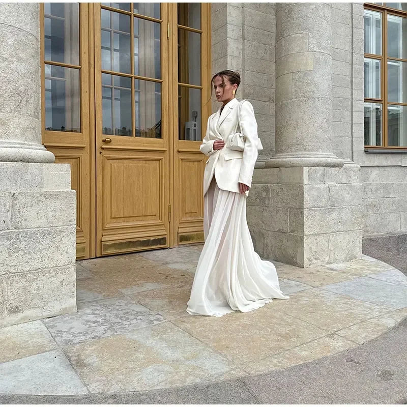 Elegant White Blazer