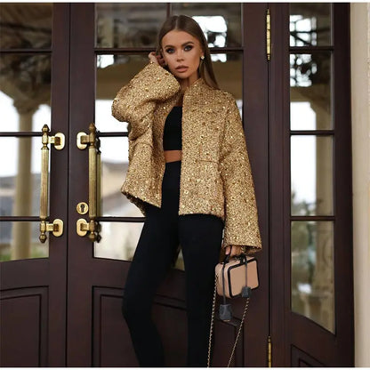 Glitter Casual Jacket