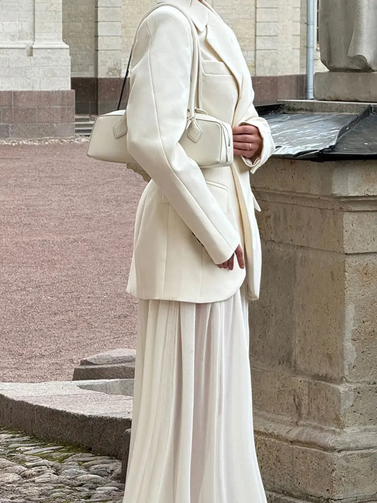 Elegant White Blazer