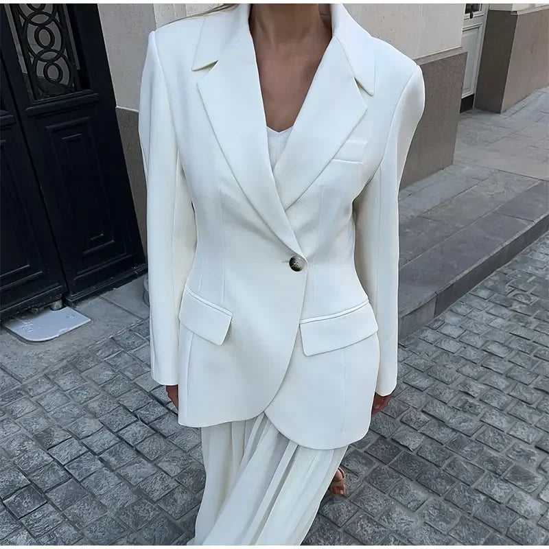 Elegant White Blazer